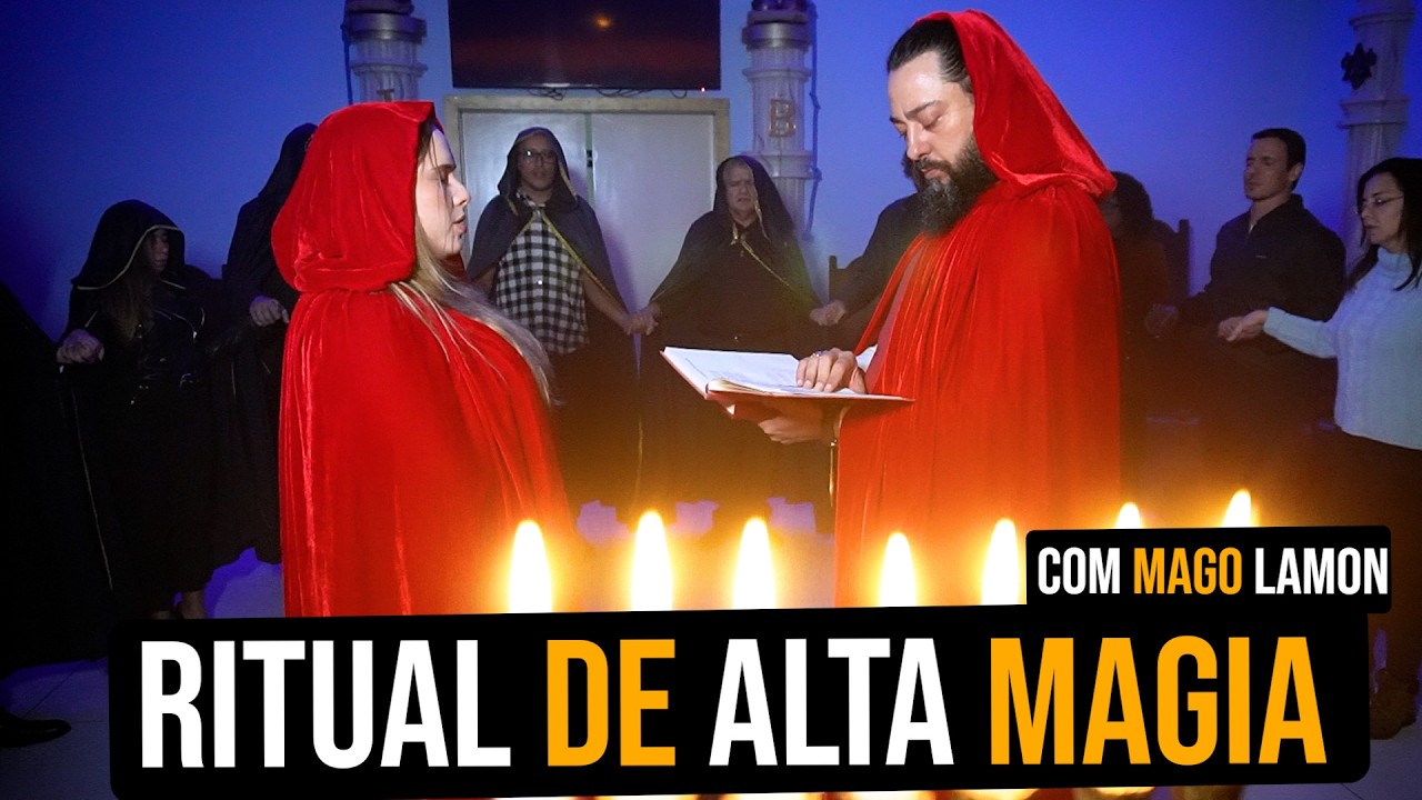 ✨ RITUAL de ALTA MAGIA no TEMPLO MAÇÔNICO 🔺🧙‍♂️ SOLSTÍCIO de INVERNO com MAGO LAMON e FELIPE TORRES