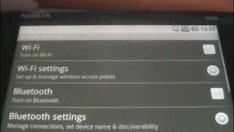 NITDroid - N900 - WiFi Working Demo