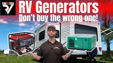 RV generators - what do you really need?