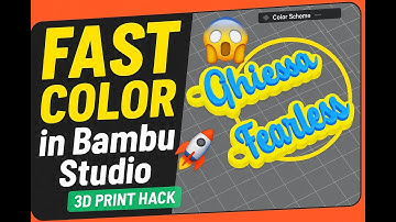 FAST Way to Add Color in Bambu Studio (3D Print Hack 🚀)
