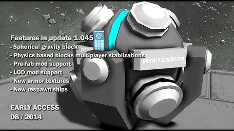Space Engineers - Spherical Gravity Generator, Modding for Prefab and Respawn Ships