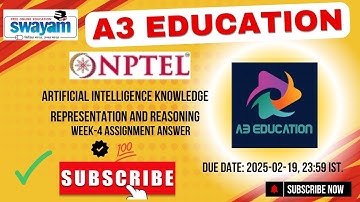NPTEL Artificial Intelligence: Knowledge Representation and Reasoning Week 4 Assignment 4 Answers