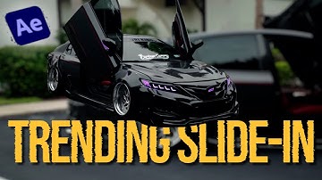 Trending Car Slide-In Transition Effect in After Effects