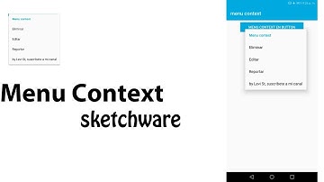 Menu Context en sketchware