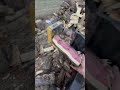 Splitting wood in a zone