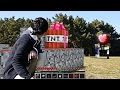 Minecraft in Real Life - TNT cannon!! | RATE