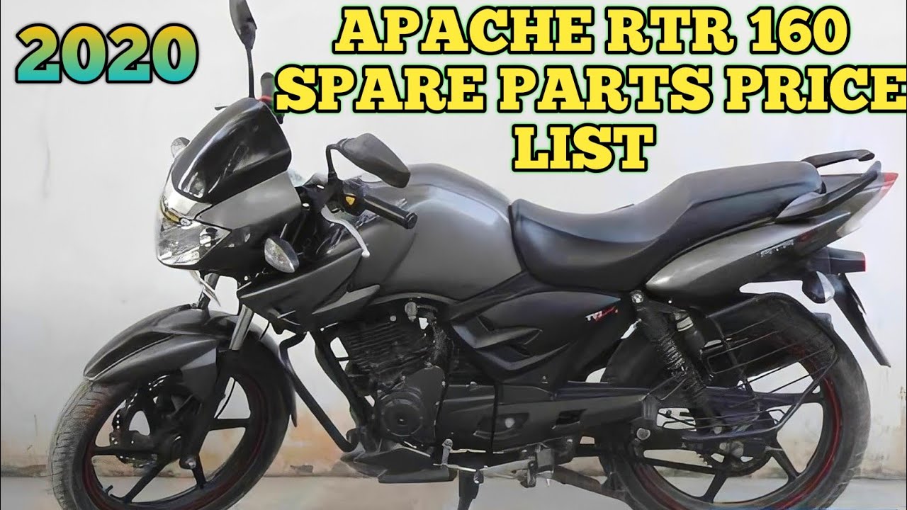Apache Rtr 160 Spare Parts Price List Tvs Genuine Spare Parts Bvjtech Youtube