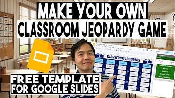 Free Classroom Jeopardy Google Slides Template - 25 Questions
