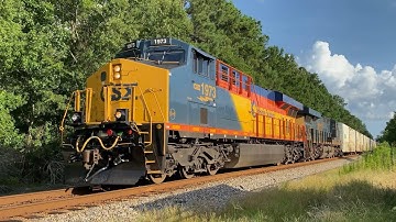 CSX 1973 leads I032 through Goose Creek, South Carolina!