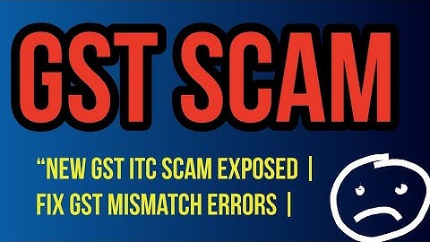 “New GST ITC Scam Exposed | Fix GST Mismatch Errors | Step-by-Step IMS Reconciliation Guide”