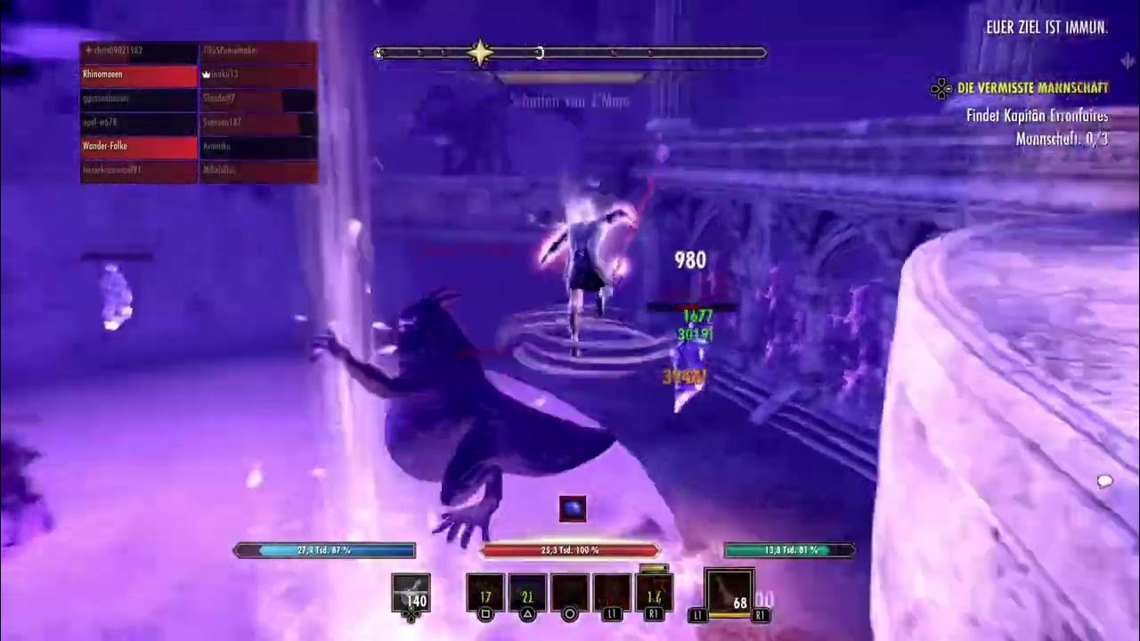 Eso, Vcr Hm Training. Mag Nightblade Solo Portal, . YouTube