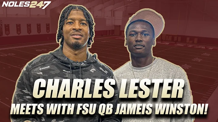 5 DB Charles Lester talks with Jameis Winston, say...