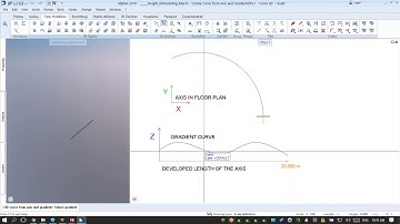 Allplan 2018: Create B-Spline Curve from axis and gradient
