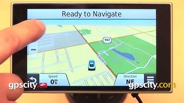 Garmin nuvi 3597LMTHD: Map Screen Overview with GPS City