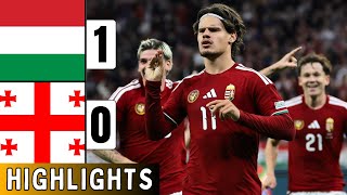 Hungary vs Georgia highlights (1-0) - UEFA Nations League