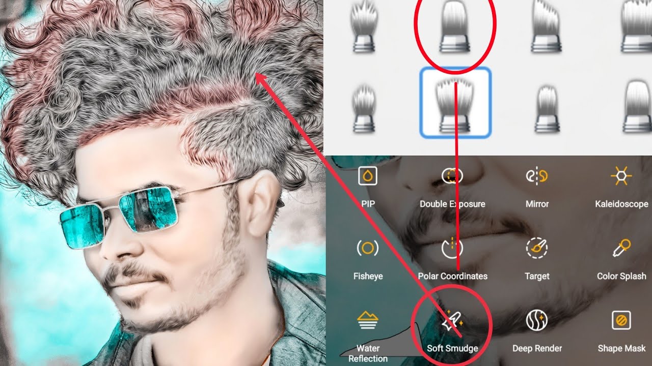 Oil paint Photo Editing Full Hindi Tutorial Hair Oil Paint