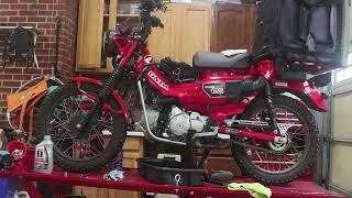 Honda Trail 125: Oil & Chain Maintenance Is Way Easier Than You Think!
