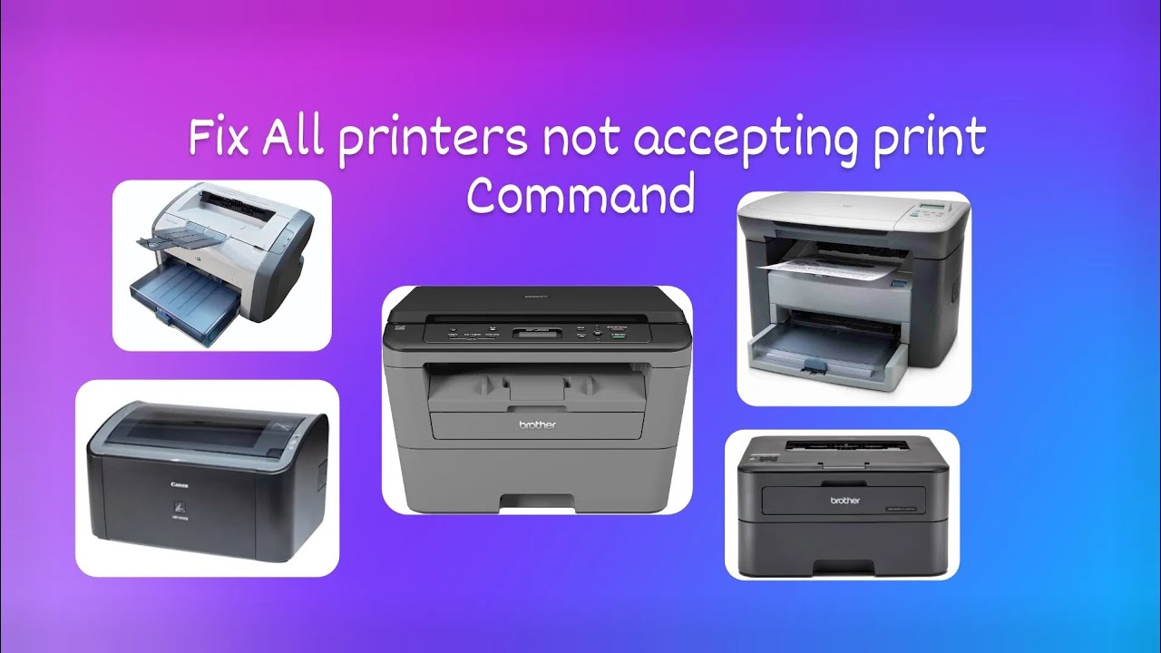 How to Fix all printers not accepting print command ! प्रिंटर प्रिंट ...