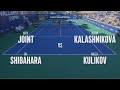 Maya Joint aus & Ena Shibahara JPN vs Oksana Kalashnikova GEO & Angela Kulikov USA - HighLights