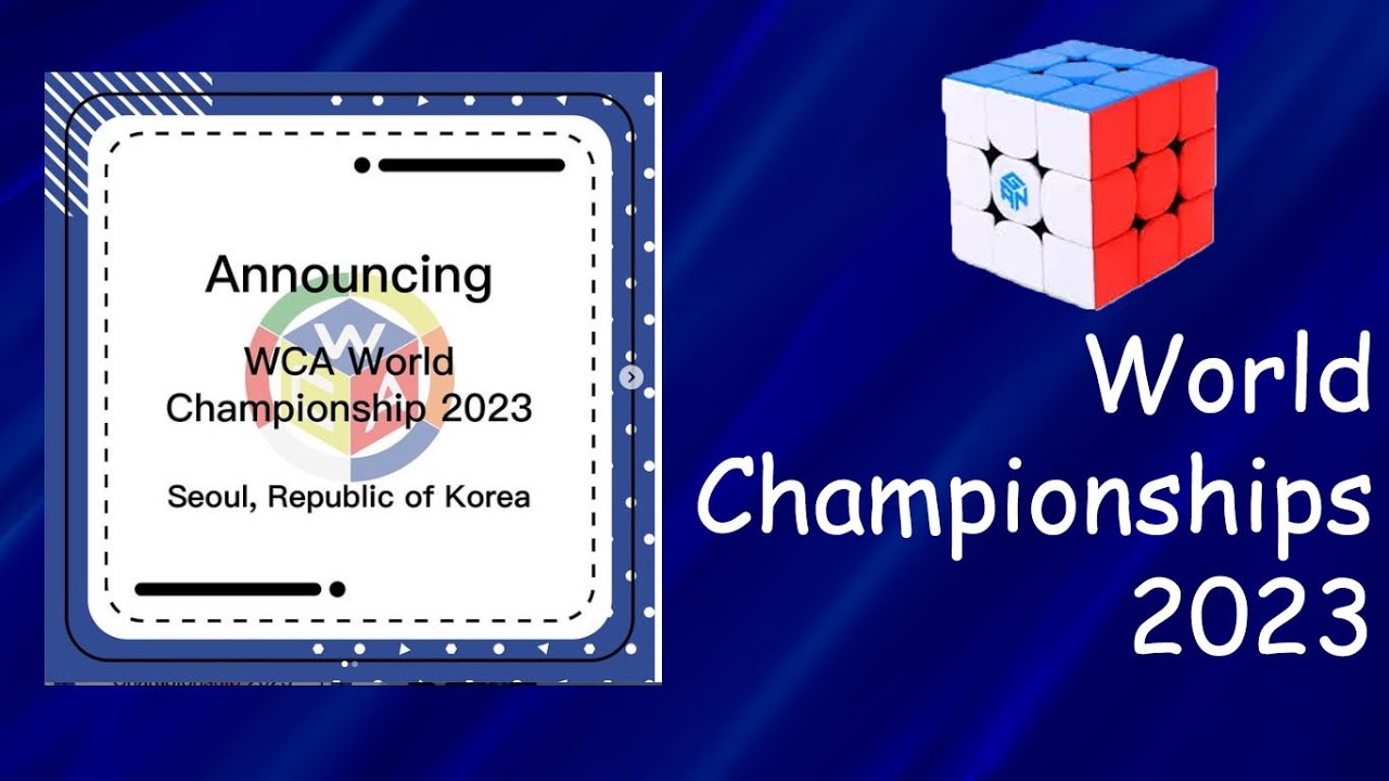 Rubiks Cube World Championships 2023! YouTube
