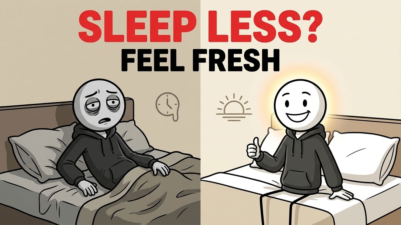 How to Sleep Less & Still Wake Up Fresh - YouTube