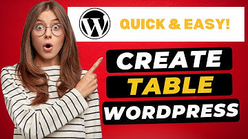 How To Create A Table In WordPress 2025 🔥 - (FAST & Easy!)