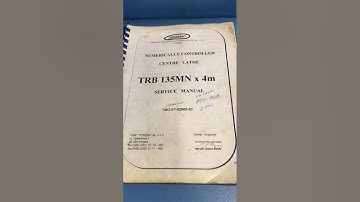 POREBA Model: TRB 135MN x 4m, CNC Flat Bed Turning Center 2005 Video #2