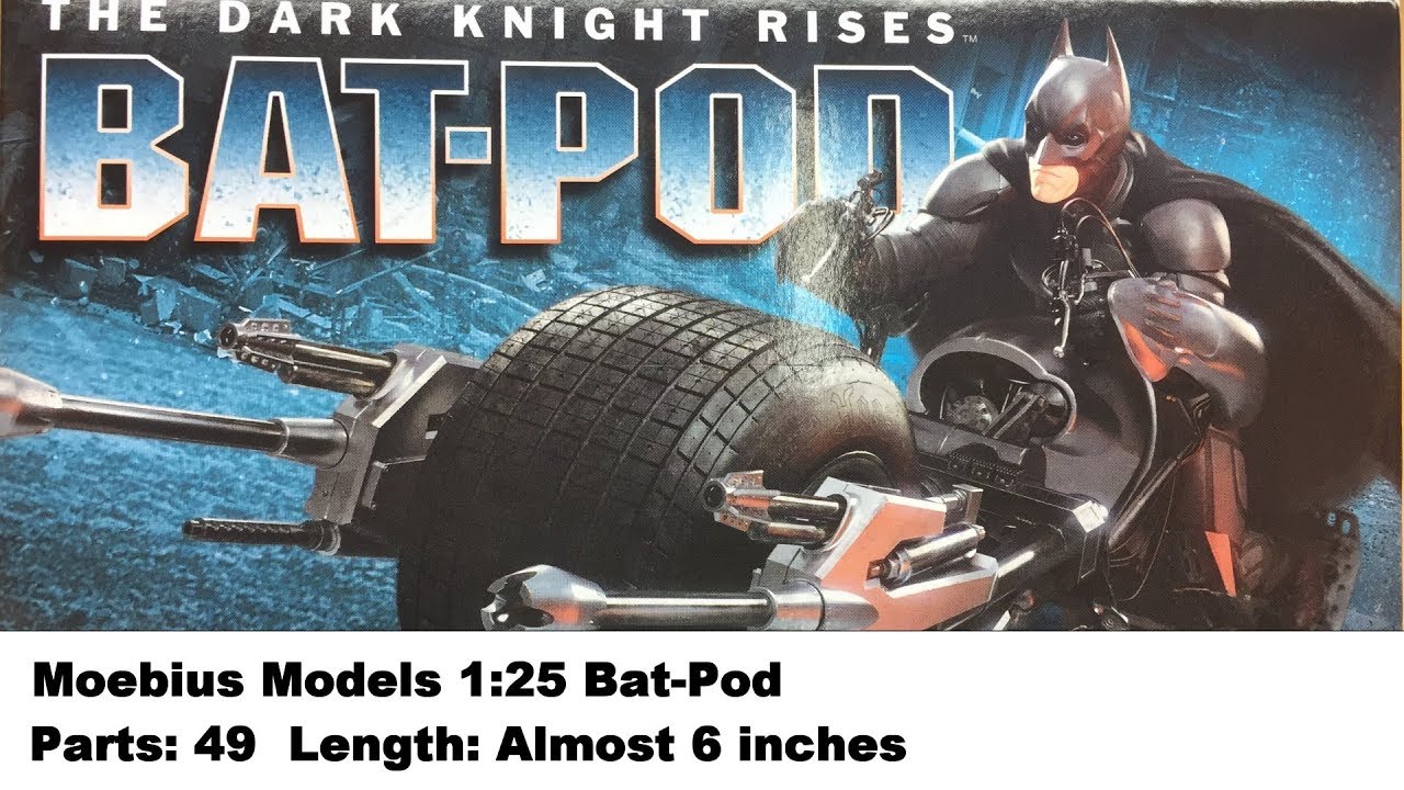 Moebius Models 1:25 Bat Pod Kit Review - YouTube
