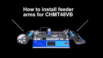 How to install feeder arms for CHMT48VB