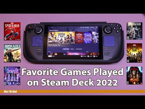 Favorite Games Played on Steam Deck 2022
