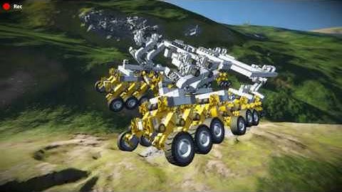 Space Engineers Suspension Prototype: Moving platform