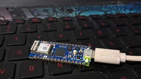 First name in Morse Code on Arduino Nano 33 IOT | R.E.H.M.A.T