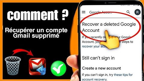 Comment récupérer un compte Gmail supprimé (2025) | Récupérer un compte