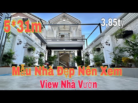 Video Mẫu nhà đẹp View nhà vườn tại bình dương dt 5*31m mẫu... - youtube