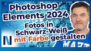 Photoshop Elements 2024: Schwarz-Weiß-Fotos kolorieren – mit KI oder manuell