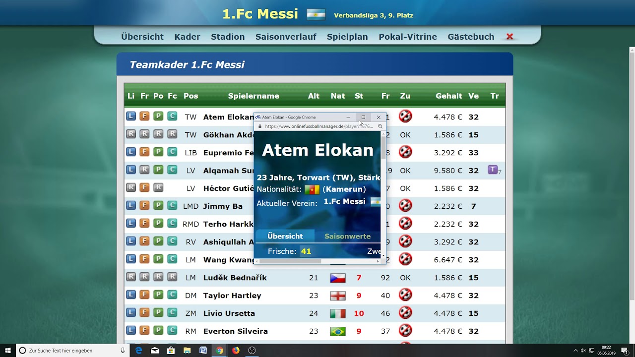 Let's play OFM - Funcup und Teamcheck