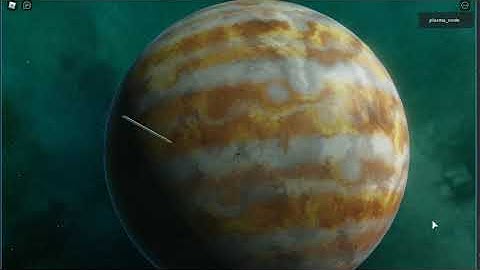 Prototype gas giant