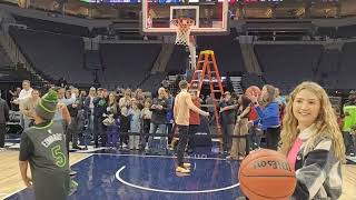 The Squad Shooting Free Throws at Target Center