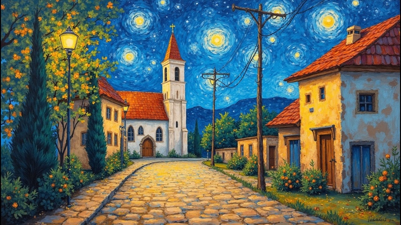 Immagini imitazione stile Van Gogh