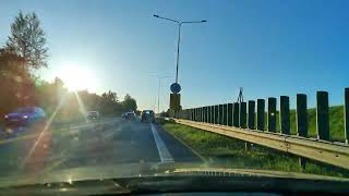 Driving timelapse across Lithuania: Vilnius to Kaunas