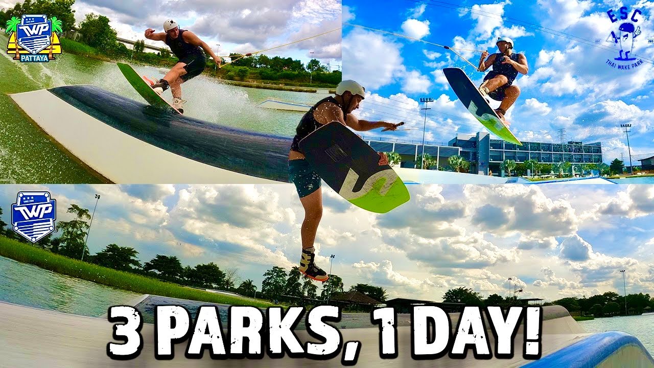 3 Wakeboard Park’s In 1 DAY! - Wakeboarding