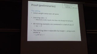 Machine Learning - Fall 2017 Lecture 9