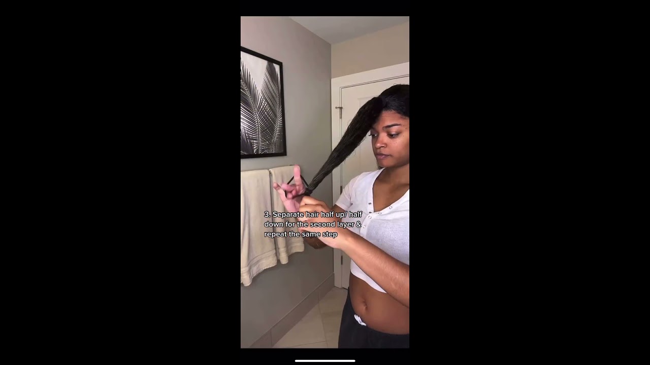 How To Cut Curly Hair At Home Curlyhaircut Curlyhairtutorial Curlyhairroutine