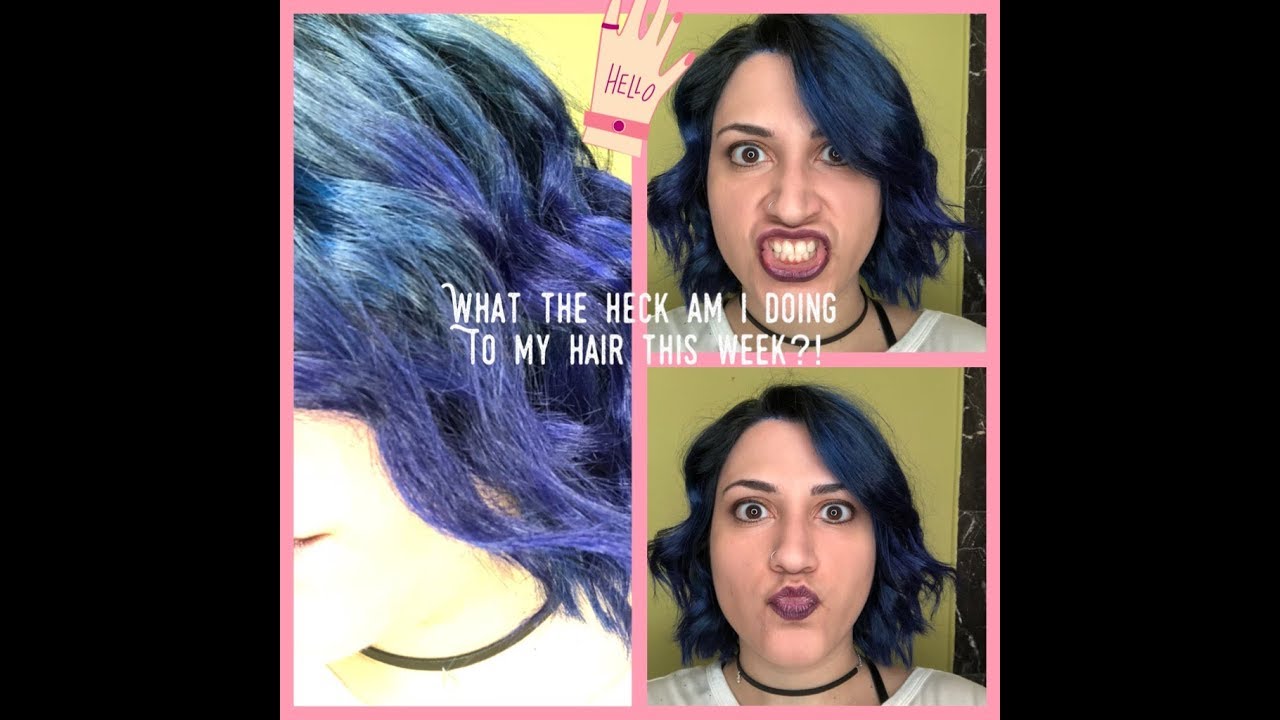 5. Splat Blue Crush on Dark Hair - wide 5