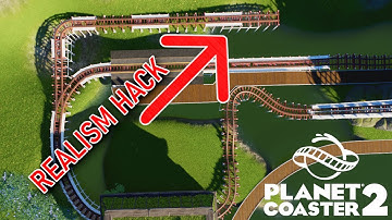 Secret Trick to Add Realistic Maintenance Tracks in Planet Coaster 2