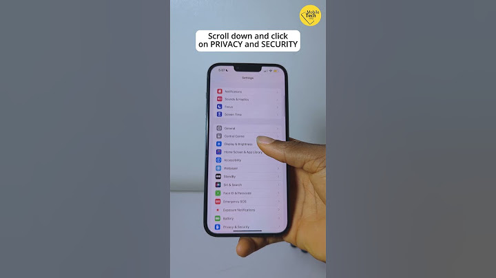 Turn On/Off LOCATION on iPhone
