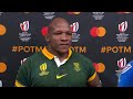 Bongi Mbonambi after South Africa beat France by just 1 point in a classic
