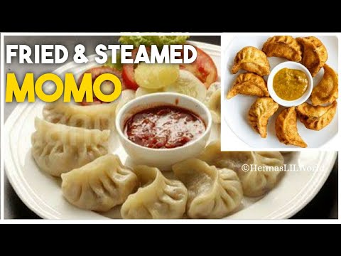 fried-and-steamed-chicken-momo,-north-indian-food-recipe,non-veg-snack,-momo-recipe-in-malayalam