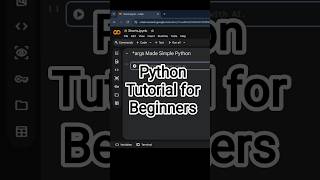 Python tutorial for beginners #python #programming #coding #tutorial #trending #learning #ai #shorts