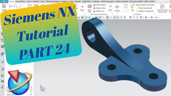 NX Tutorial for Beginners - Part 24 | Siemens NX | UG NX